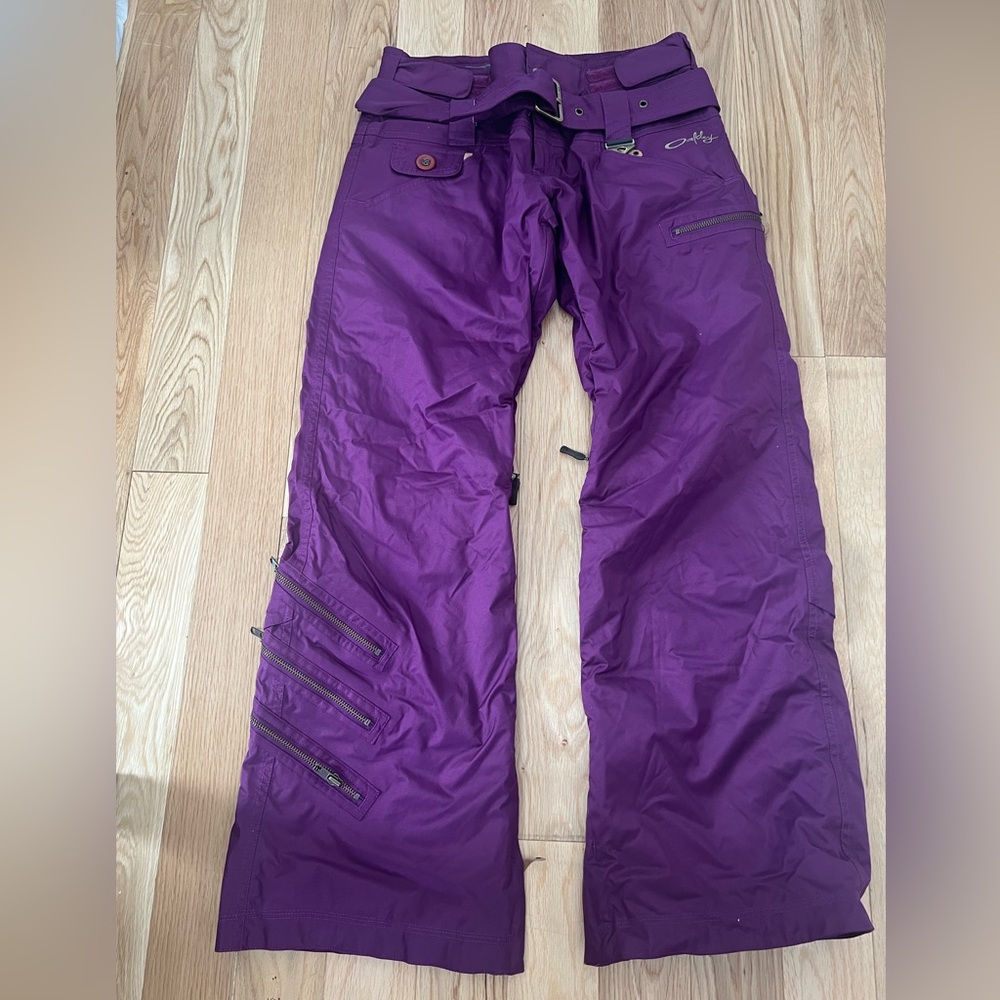 Oakley Signature Series Ski/Snowboard Pants In Purple Size XS